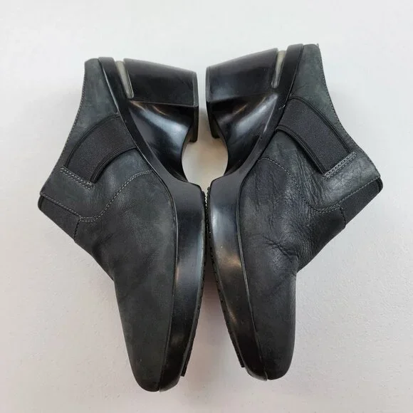 Cole Haan Air Sara Clogs Black Suede Patform Mules Women's Size 9.5 B - Picture 9 of 11